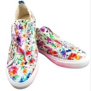 CORKYS Babalu Floral Splatter Print Slip On Shoes